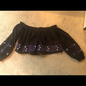 Free People Off-Shoulder Crop